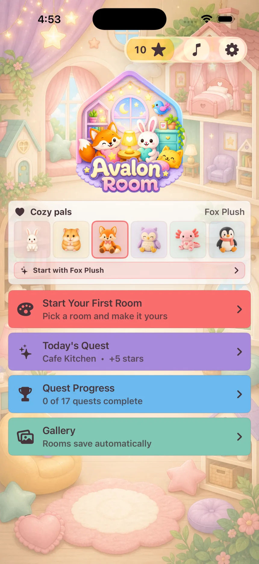 Avalon Room app preview