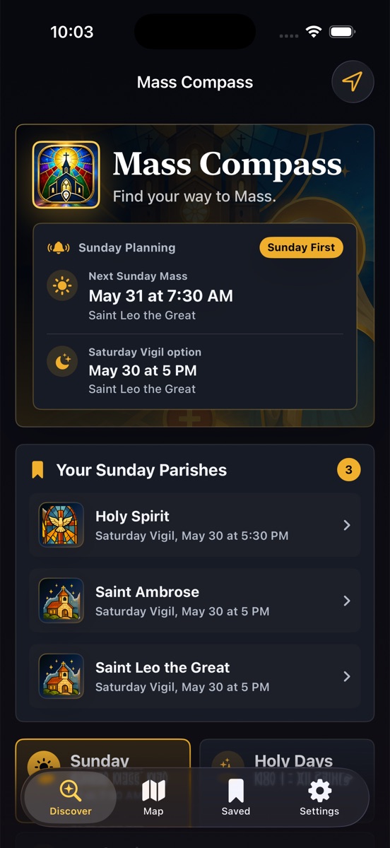 Mass Compass app preview